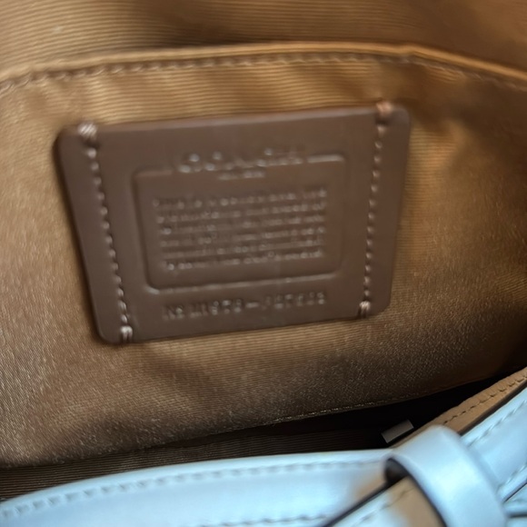 Coach Beige/White Signature Coated Canvas and Leather Sierra Satchel - Picture 9 of 14